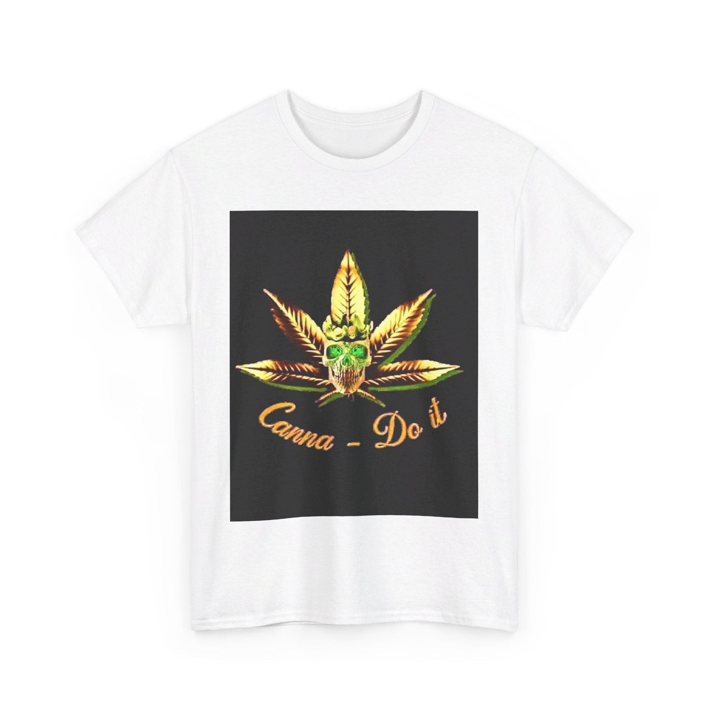 Canna-Do-It White Heavy Cotton Tee