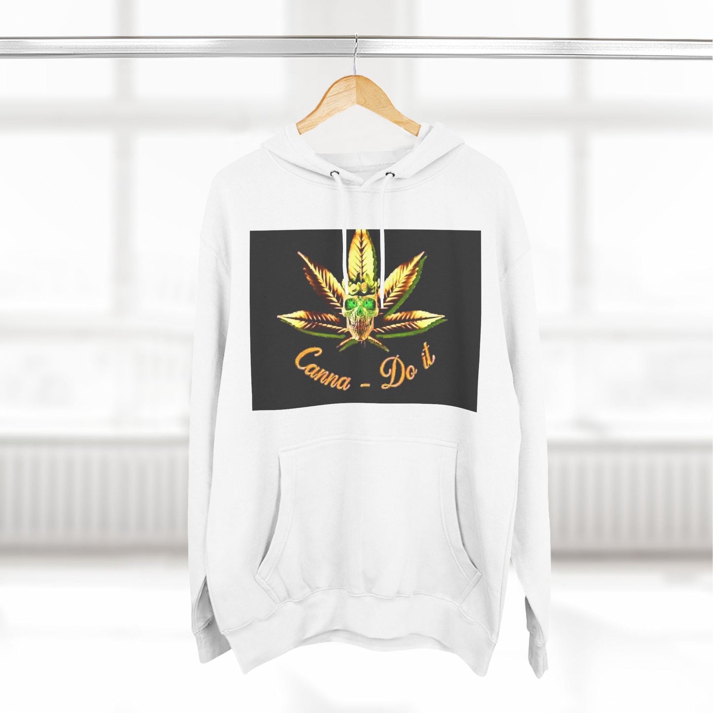 Canna-Do-It White Hoodie